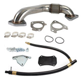 Diesel EGR Delete & Cooler Race Kit w/ Up pipe For 2011-2015 6.6L Duramax GMC Chevy