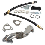 Diesel EGR Delete & Cooler Race Kit w/ Up pipe For 2011-2015 6.6L Duramax GMC Chevy