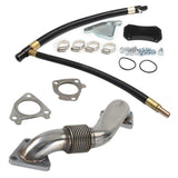 Diesel EGR Delete & Cooler Race Kit w/ Up pipe For 2011-2015 6.6L Duramax GMC Chevy