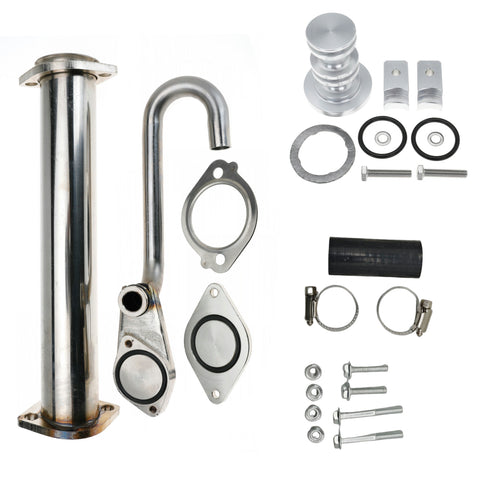 6.0L Powerstroke EGR Bypass Valve Delete Kit & Eliminator Spool for 2003-2010 Ford F250 F350