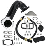 EGR Delete Kit & High Flow Intake Elbow Tube for 2011-2015 Chevy Silverado GMC Sierra 2500 3500 6.6 Duramax LML