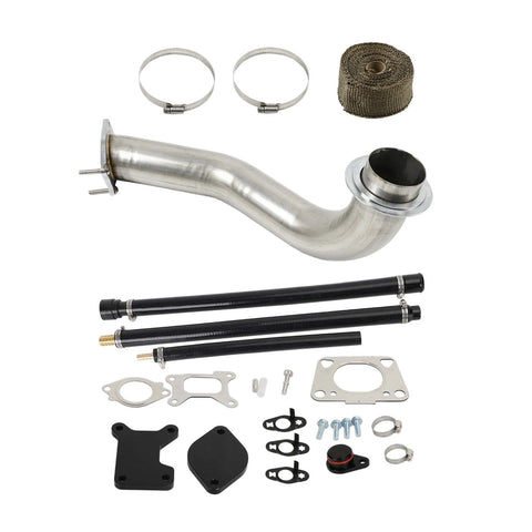 Downpipe & EGR Valve Cooler Delete Kit For 2017-2023 6.6L Duramax L5P Chevy GMC