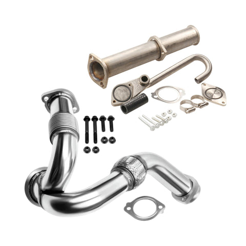 EGR Delete Kit with Up/Y-Pipe for 2003-2005 Ford Excursion 6.0L Powerstroke