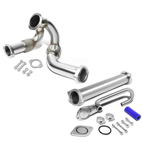 EGR Delete Kit with Up/Y-Pipe For 2003-2007 6.0 Powerstroke Ford F250