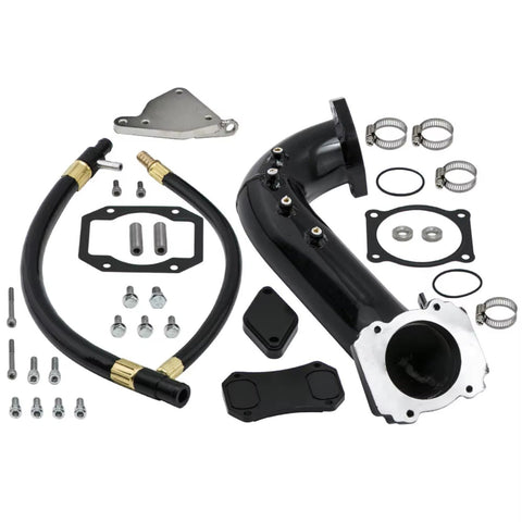 EGR Valve Cooler Delete & Intake Tube Bridge for 2011-2015 6.6L Duramax LML Chevy Silverado GMC 2500 3500