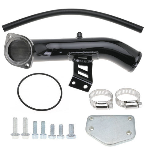 EGR Delete & High Flow Intake Elbow Tube Kit for 6.6L Duramax LLY 2004-2005 Chevy GMC 2500 3500