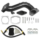 EGR Valve Cooler Delete & Intake Tube Bridge for 2011-2015 6.6L Duramax LML Chevy Silverado GMC 2500 3500