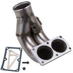 High Flow Intake Manifold Elbow Tube Horn 3.5" for 2007.5 - 2018 Dodge RAM 2500 3500 6.7L Cummins Diesel