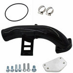 6.6 EGR Delete Kit High Flow Intake Pipe Tube for GMC Sierra Silverado 2500 3500 HD Kodiak 6.6L Diesel LLY Duramax 2004 2005