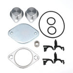 EGR Valve Delete Kit With Intake Elbow for 2008 - 2010 F250 350 450 550 6.4L Powerstroke Diesel