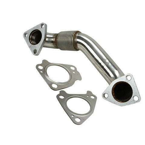 Bolt On Passenger Side up-Pipe w/ Gaskets For 2001 - 2016 6.6L Silverado 2500 3500 LB7 LLY LBZ LMM LML